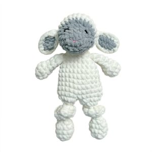 Ultra Soft Chenille Lovey Plushy Doll – Lamb