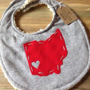 Personalized “I Love My State” Baby Bib – Unique Local Baby