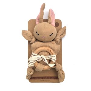Organic Snuggle Lovey Blanket – Bunny